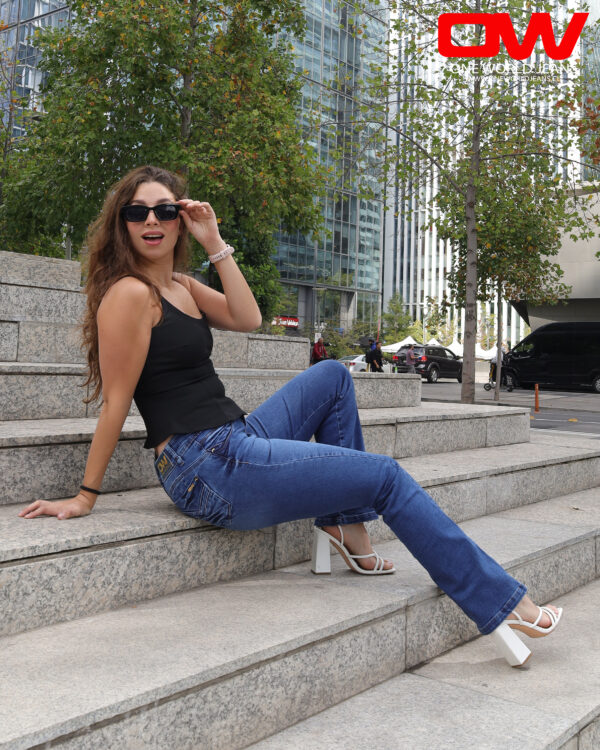 Jeans Ow Melanny Recto Cristal Blue - SKU 1-5180