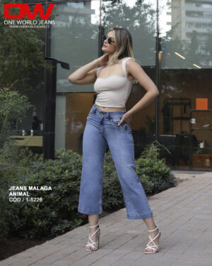 Jeans Málaga Animal – Detalles que hacen la diferencia COD / 1-5226 AZUL
