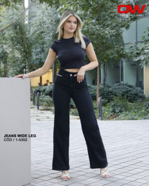 Jeans Ow Luna Width Leg Cristal Black - SKU 1-5303